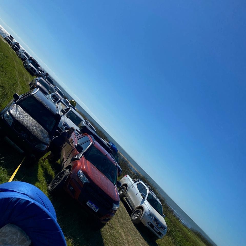 Lagoa dos Patos - comboio offroad
